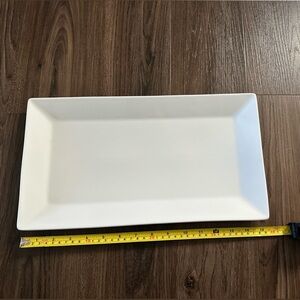 Williams Sonoma 16.5x8.5 Like New! White Rectangular Serving Platter